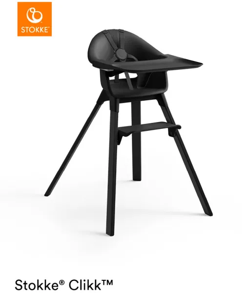 Clikk hög stol - midnight black